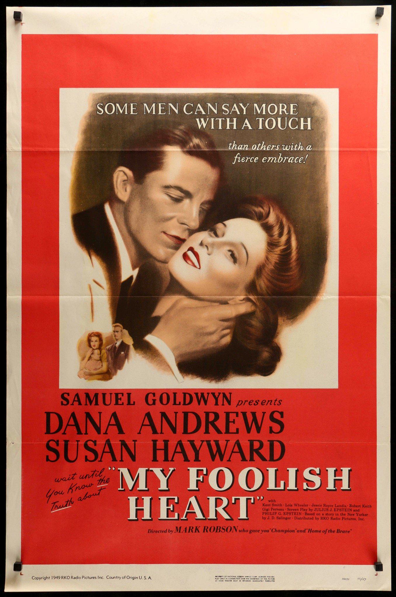 My Foolish Heart (1949) original movie poster for sale at Original Film Art - Vintage Movie Posters