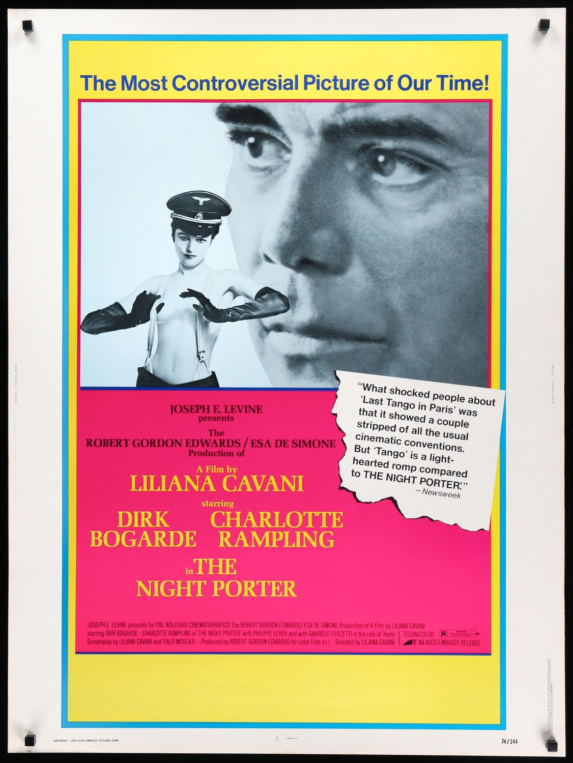Night Porter (1974) original movie poster for sale at Original Film Art - Vintage Movie Posters