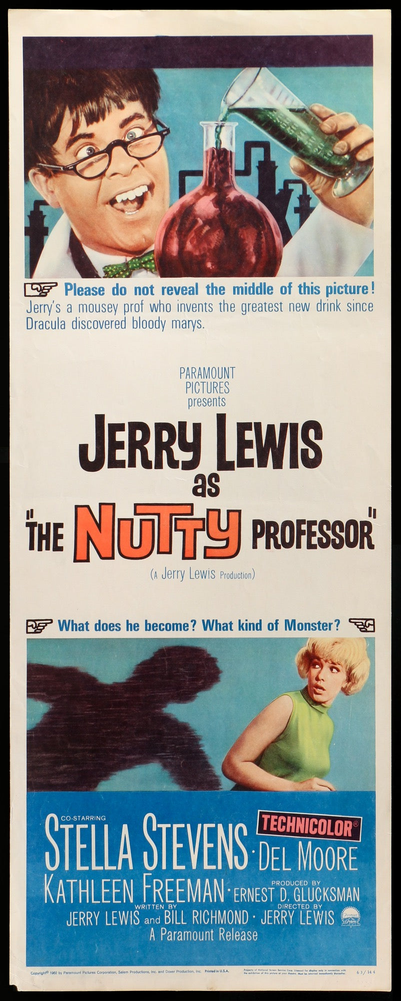 Nutty Professor (1963) original movie poster for sale at Original Film Art