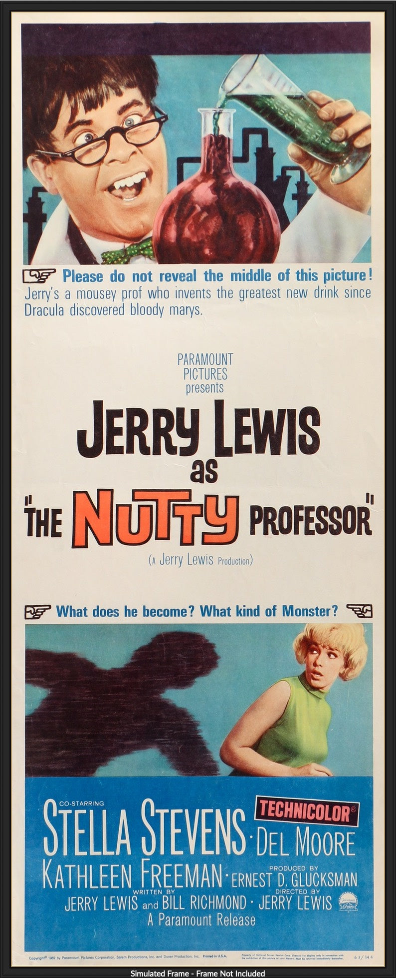 Nutty Professor (1963) original movie poster for sale at Original Film Art