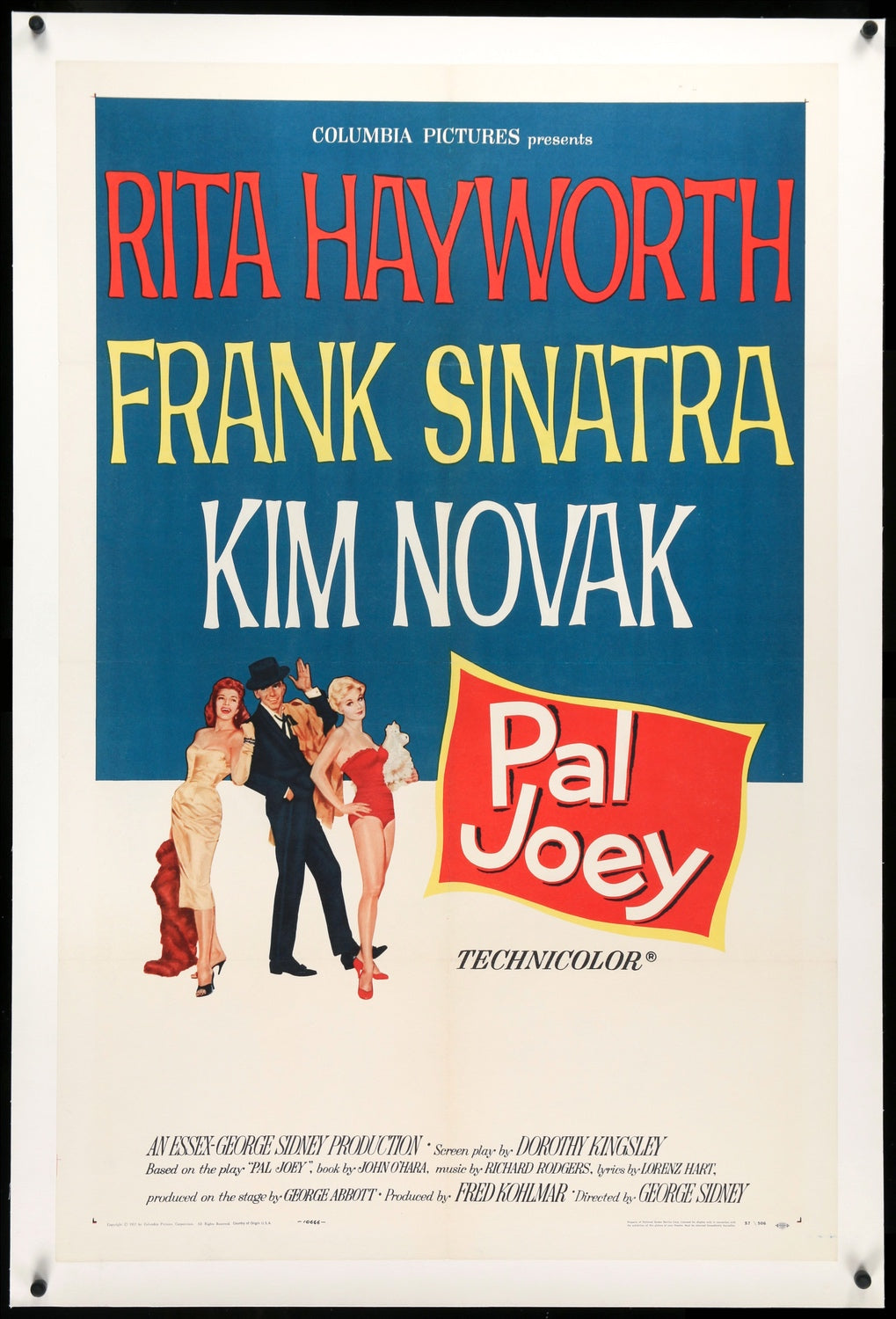 Pal Joey (1957) original movie poster for sale at Original Film Art - Vintage Movie Posters