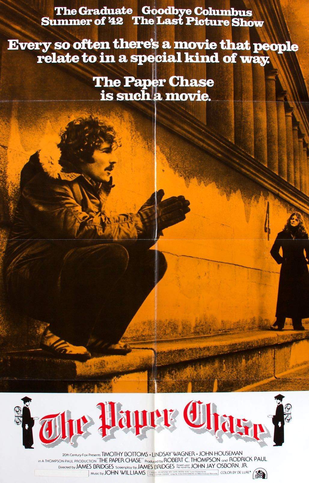 Paper Chase (1973) original movie poster for sale at Original Film Art - Vintage Movie Posters