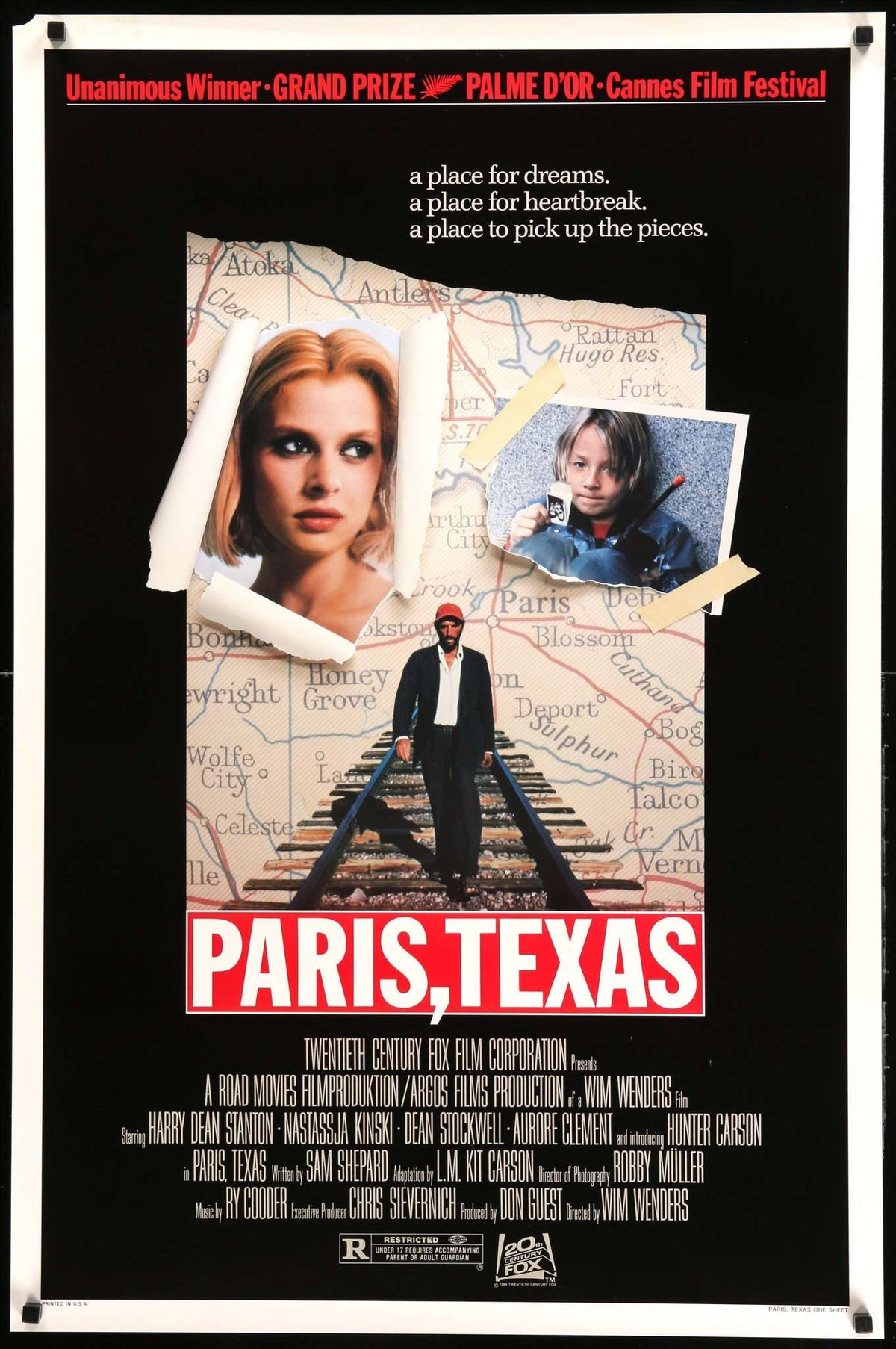 Paris, Texas (1984) original movie poster for sale at Original Film Art