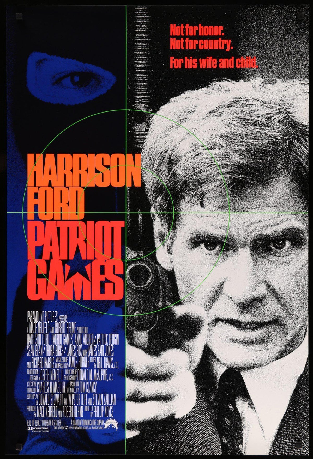 Patriot Games (1992) original movie poster for sale at Original Film Art