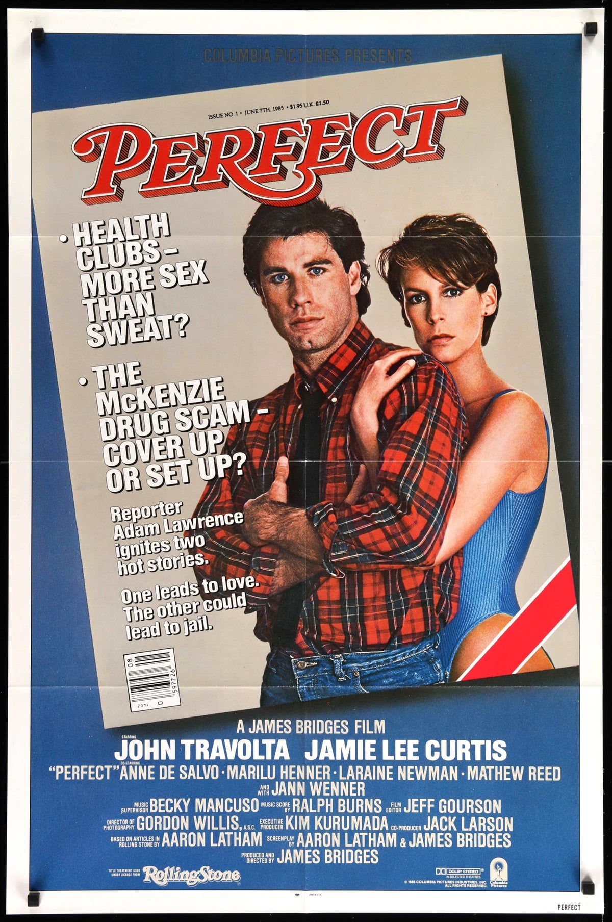 Perfect (1985) original movie poster for sale at Original Film Art