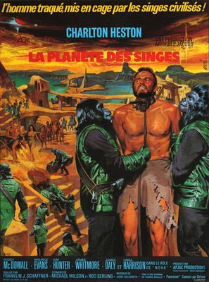 Planet of the Apes (1968) original movie poster for sale at Original Film Art - Vintage Movie Posters