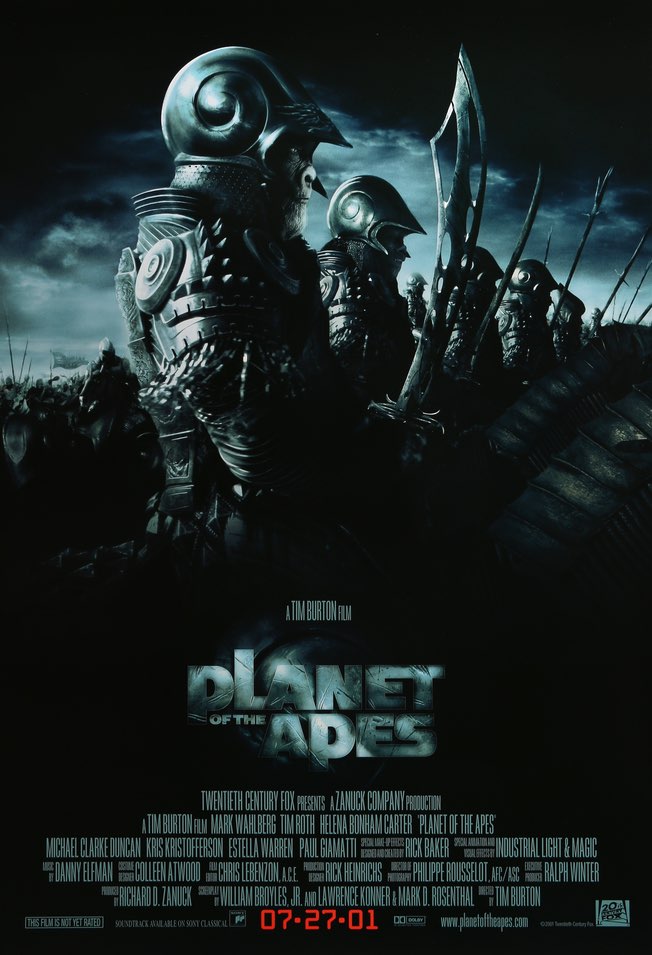 Planet of the Apes (2001) original movie poster for sale at Original Film Art - Vintage Movie Posters