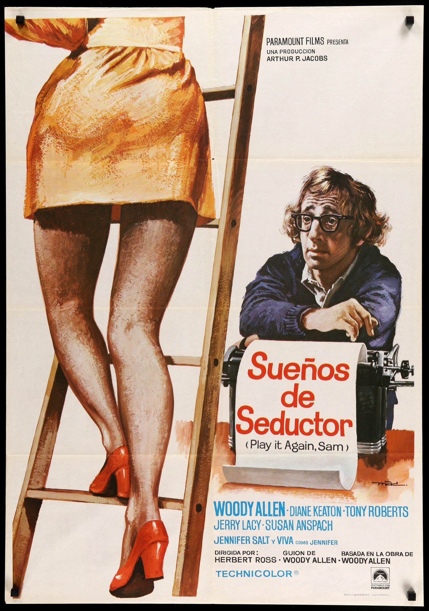 Play It Again, Sam (1972) original movie poster for sale at Original Film Art - Vintage Movie Posters