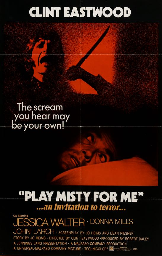 Play Misty For Me (1971) original movie poster for sale at Original Film Art - Vintage Movie Posters