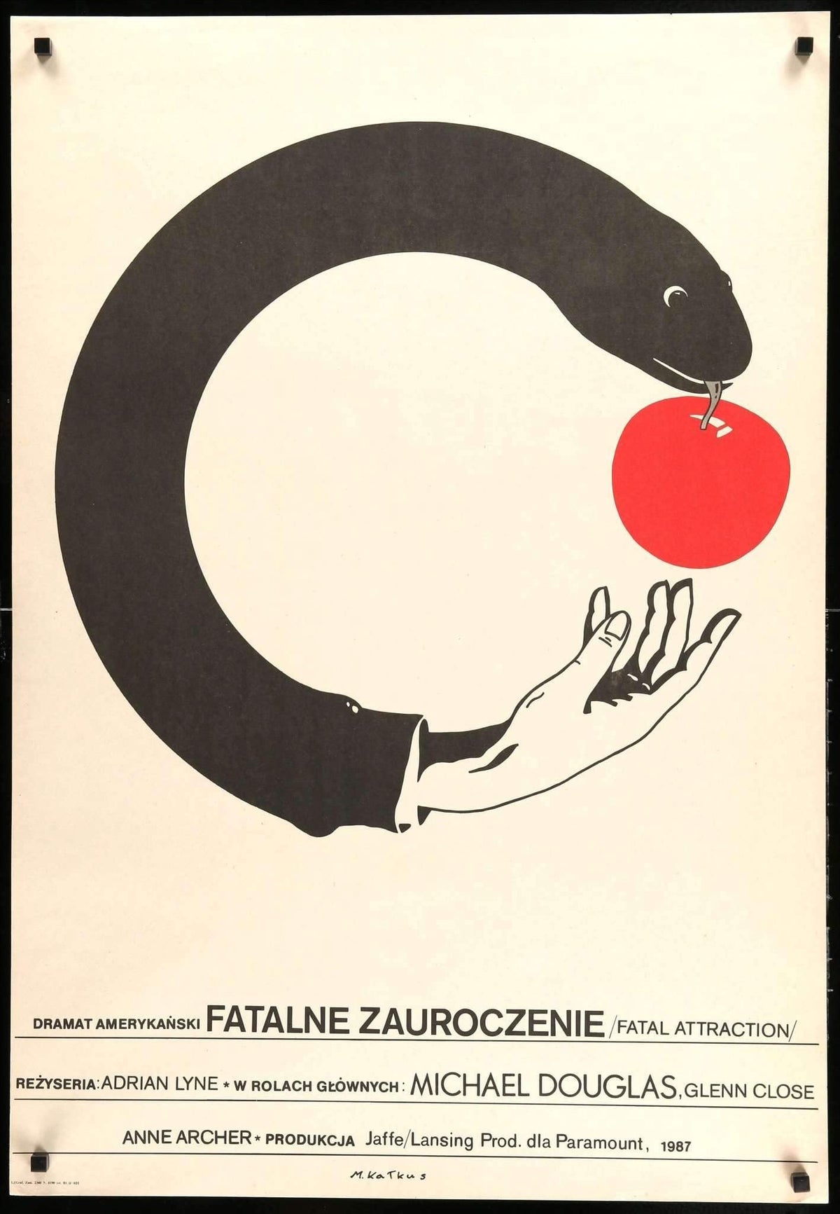 Fatal Attraction (1987) original movie poster for sale at Original Film Art - Vintage Movie Posters