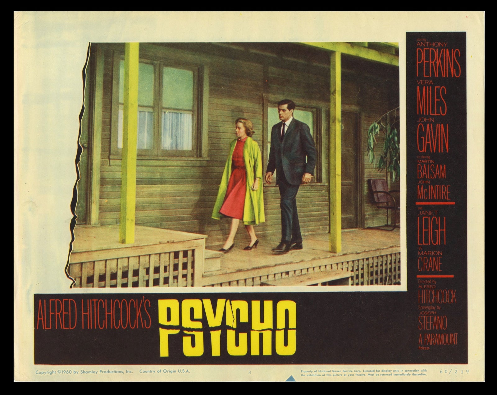 Psycho (1960) original movie poster for sale at Original Film Art - Vintage Movie Posters