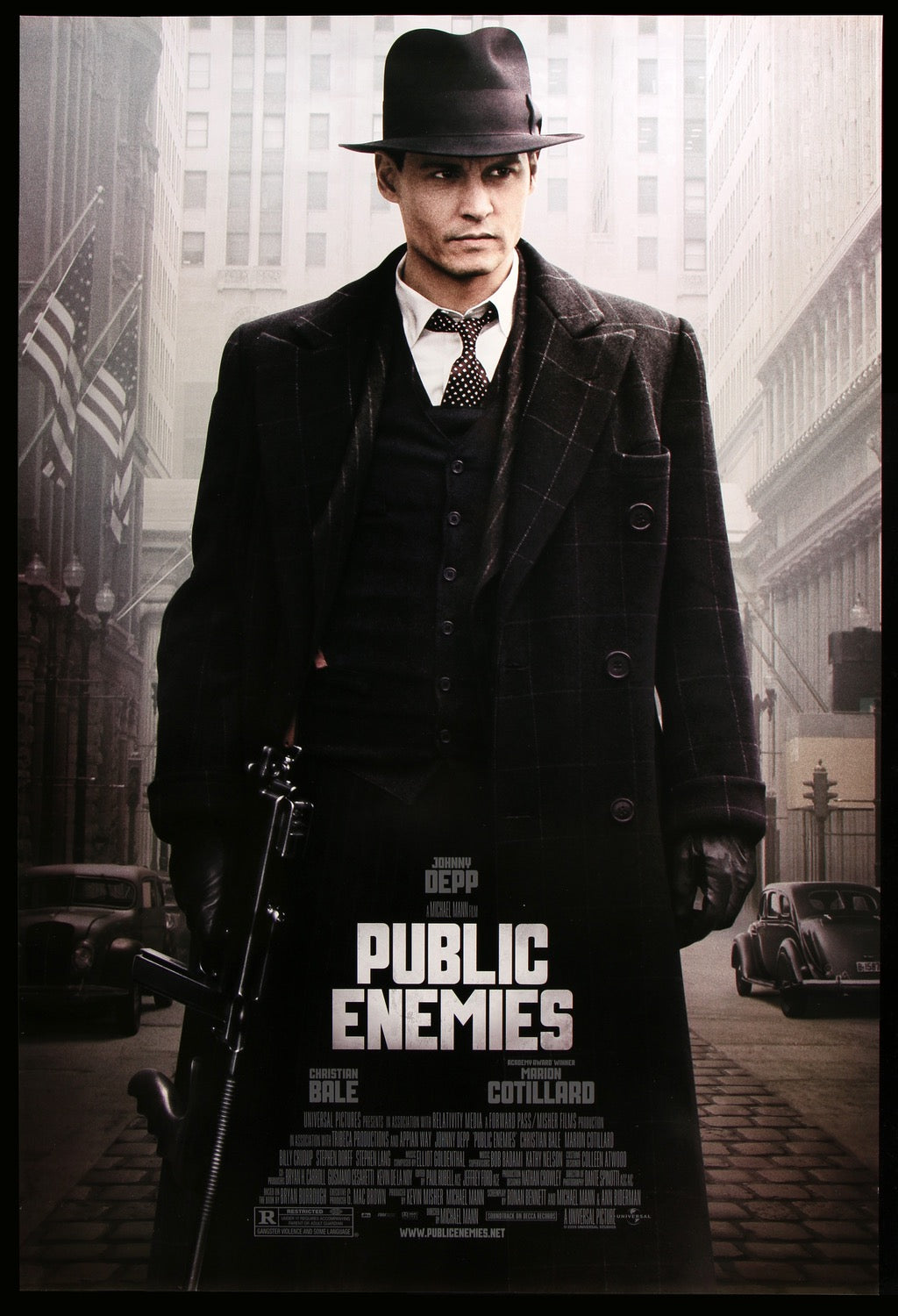 Public Enemies (2009) original movie poster for sale at Original Film Art