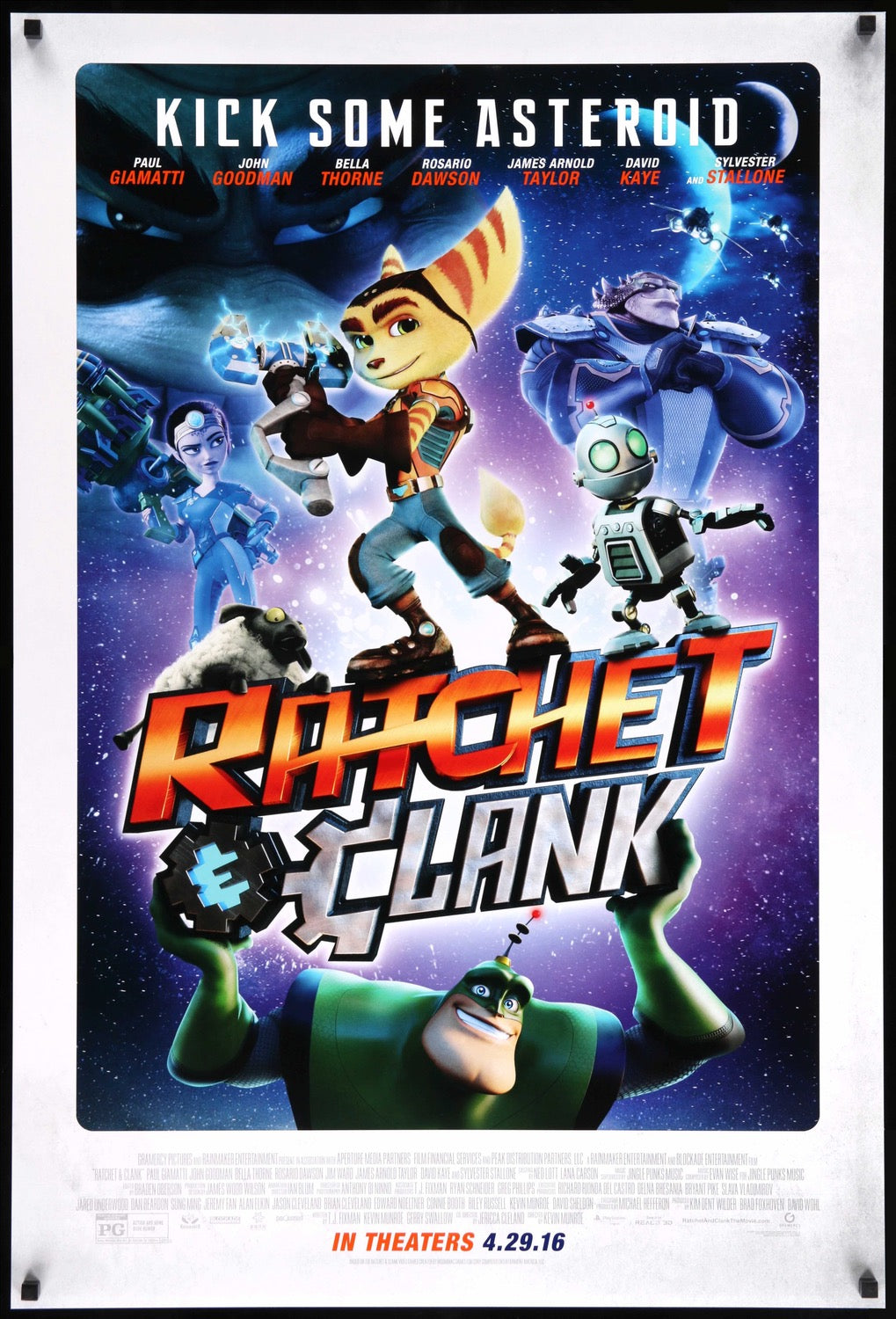 Ratchet and Clank (2016) original movie poster for sale at Original Film Art