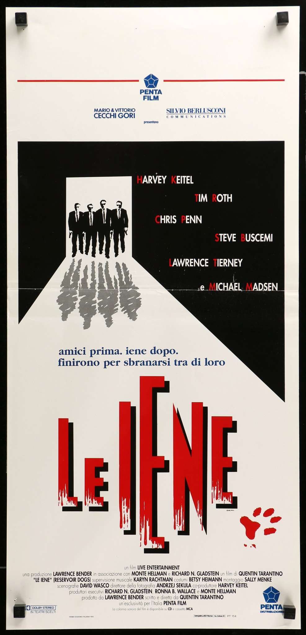 Reservoir Dogs (1992) original movie poster for sale at Original Film Art - Vintage Movie Posters
