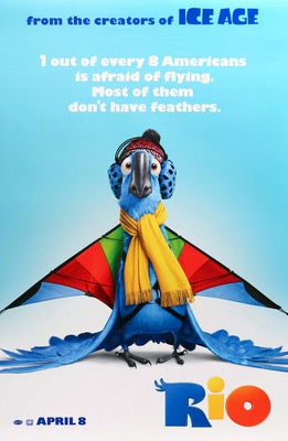 Rio (2011) original movie poster for sale at Original Film Art - Vintage Movie Posters