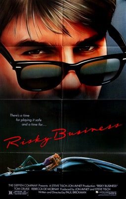 Risky Business (1983) original movie poster for sale at Original Film Art - Vintage Movie Posters