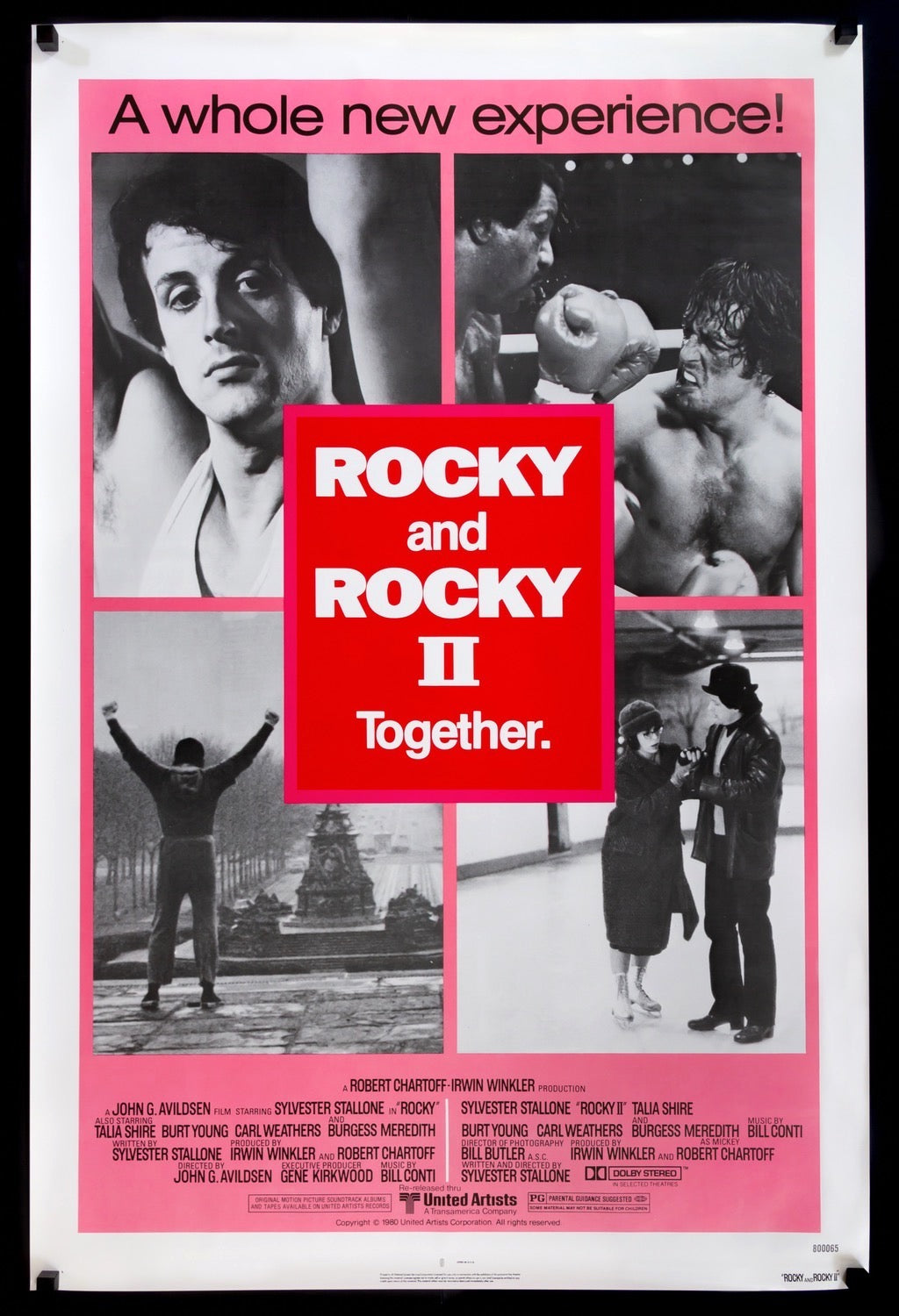 Rocky (1976) / Rocky II (1979) original movie poster for sale at Original Film Art - Vintage Movie Posters