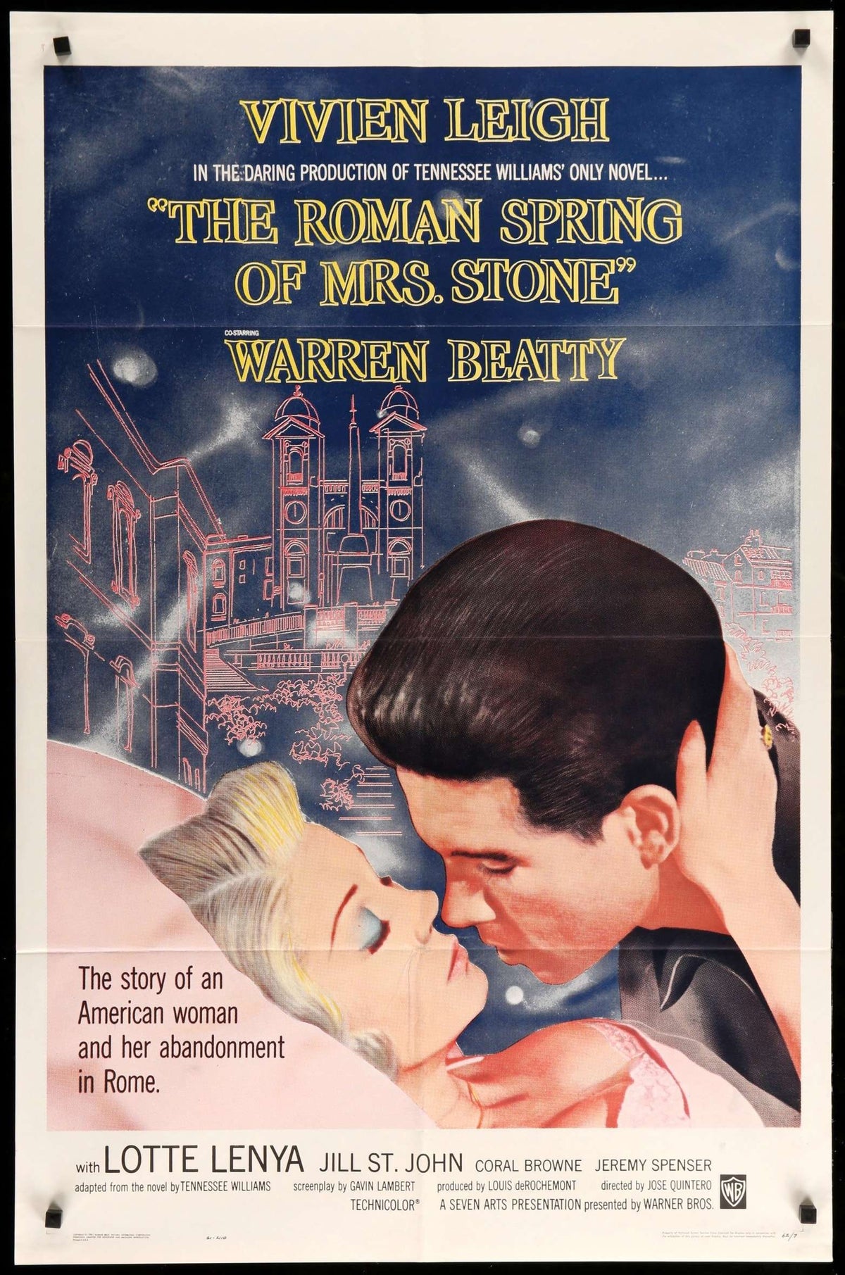 Roman Spring of Mrs. Stone (1961) original movie poster for sale at Original Film Art