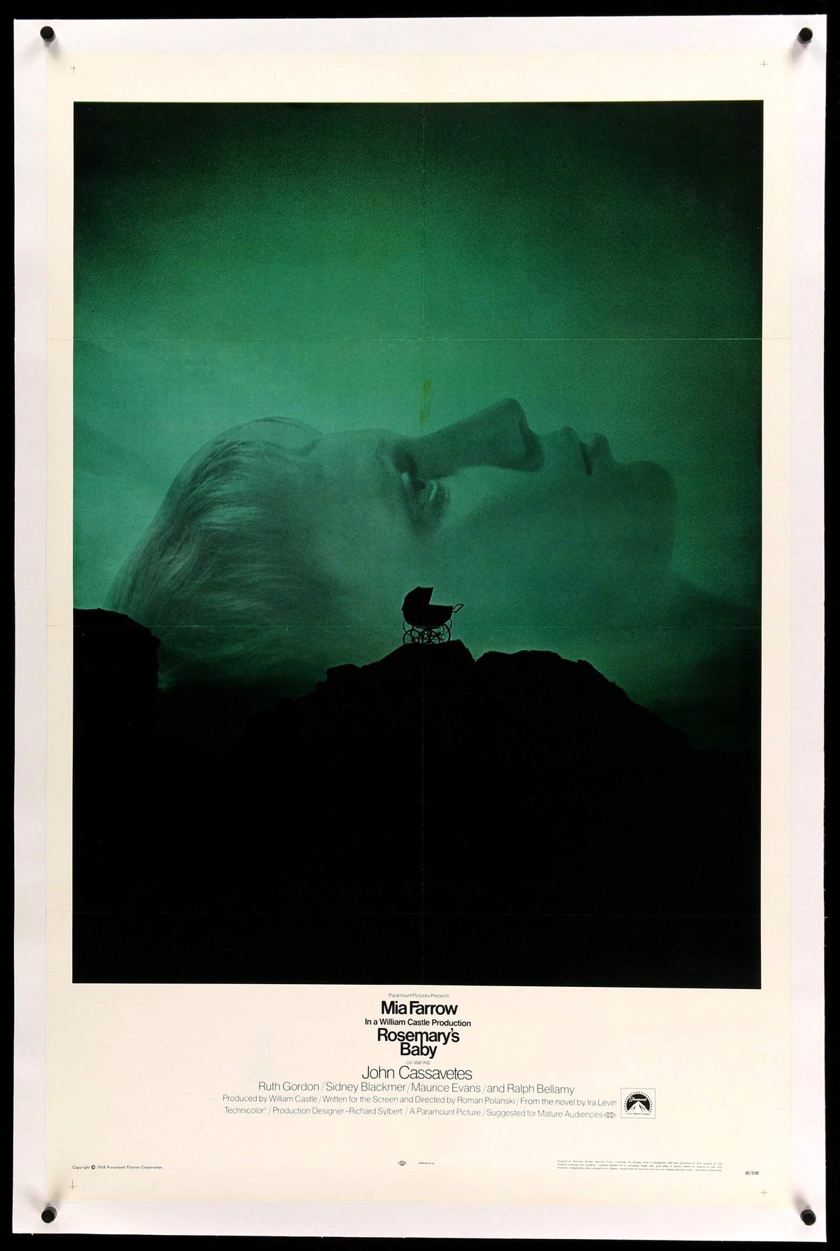 Rosemary&#39;s Baby (1968) original movie poster for sale at Original Film Art - Vintage Movie Posters
