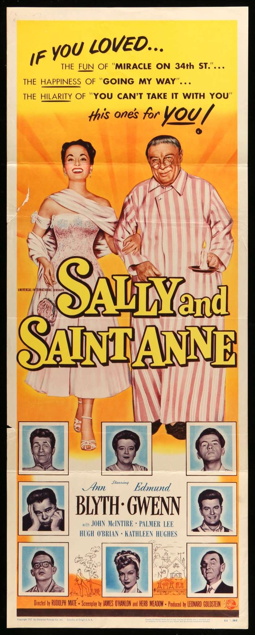 Sally and Saint Anne (1952) original movie poster for sale at Original Film Art