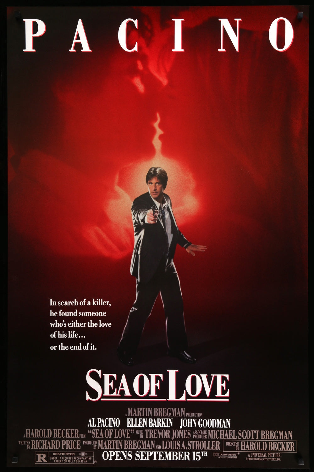 Sea of Love (1989) original movie poster for sale at Original Film Art - Vintage Movie Posters