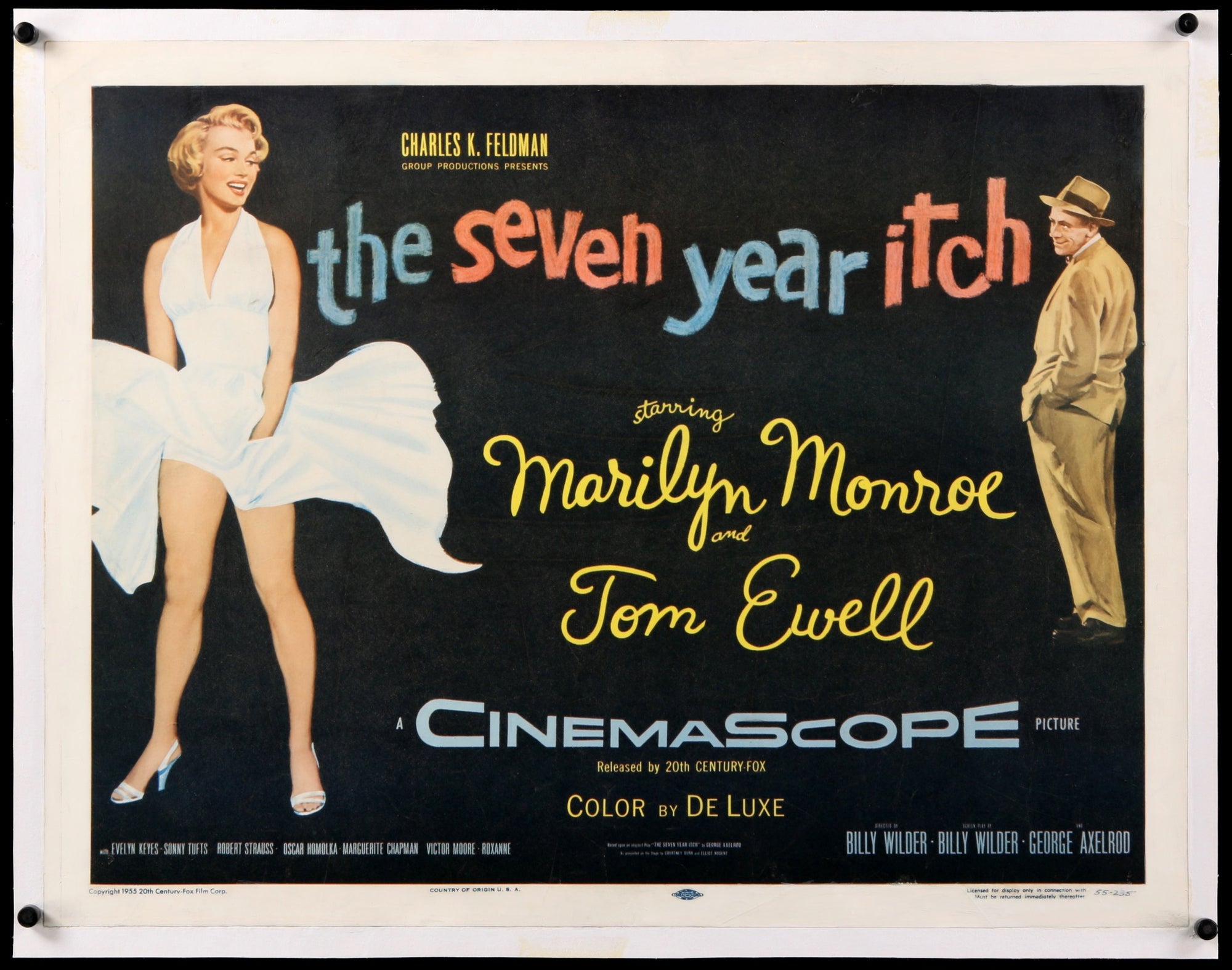 Seven Year Itch (1955) original movie poster for sale at Original Film Art