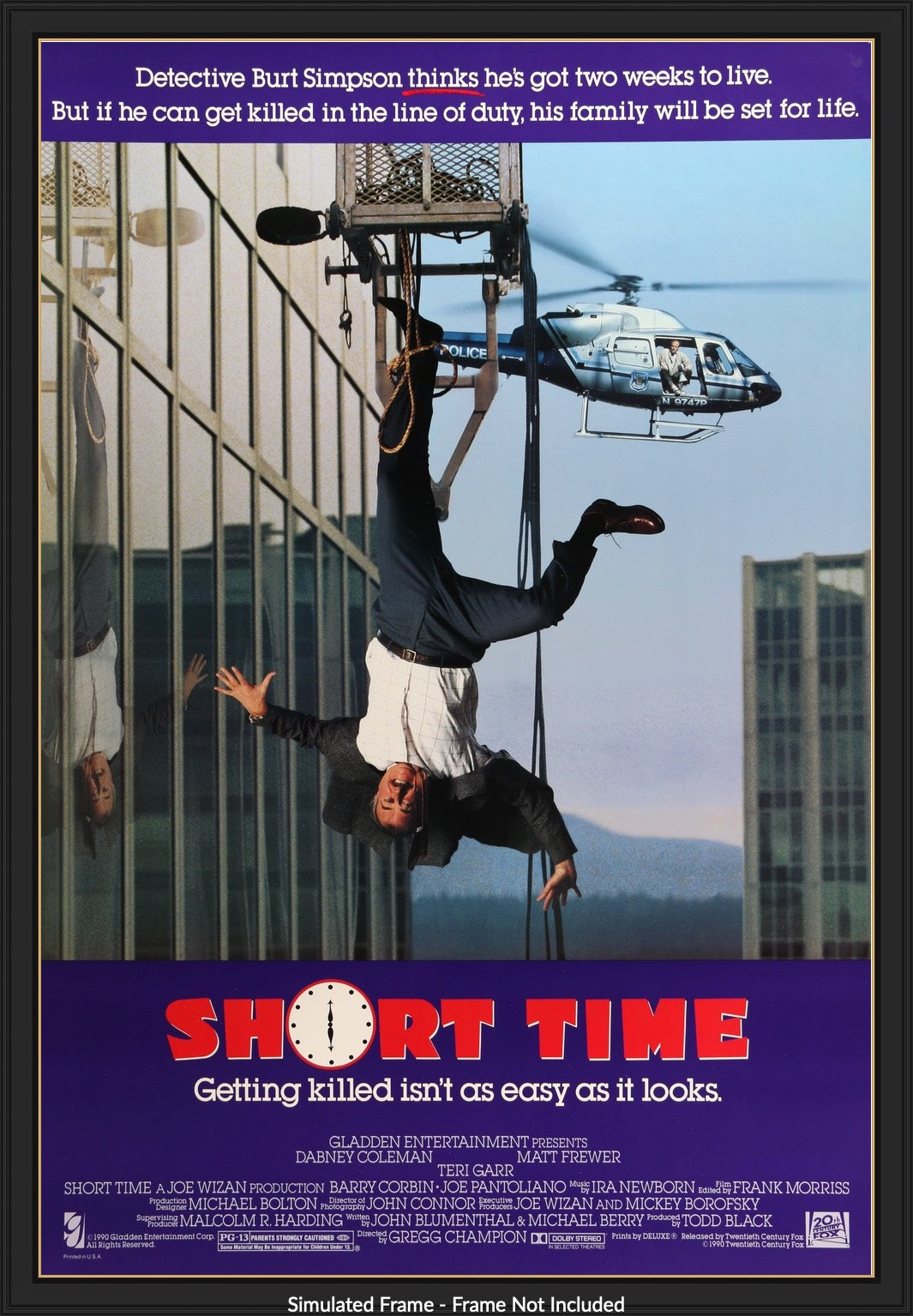 Short Time (1990) original movie poster for sale at Original Film Art - Vintage Movie Posters