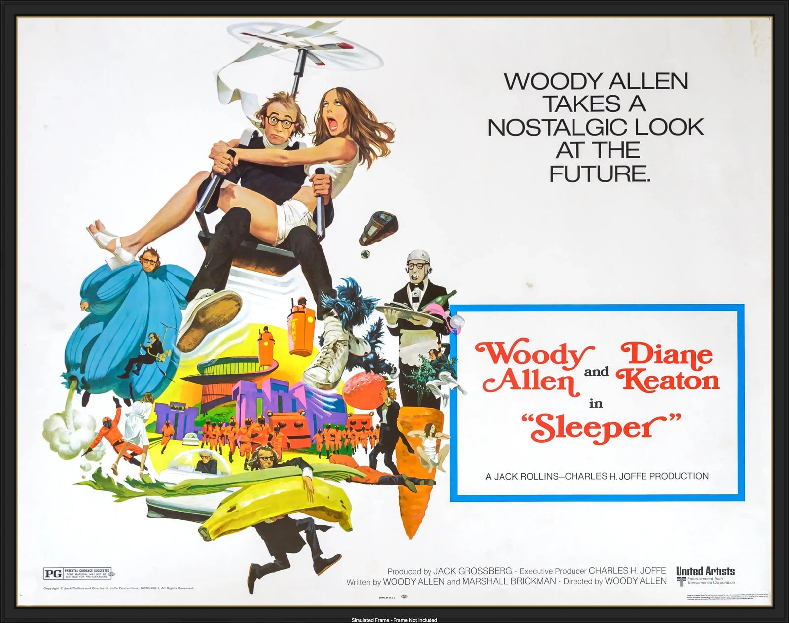 Sleeper (1973) original movie poster for sale at Original Film Art - Vintage Movie Posters