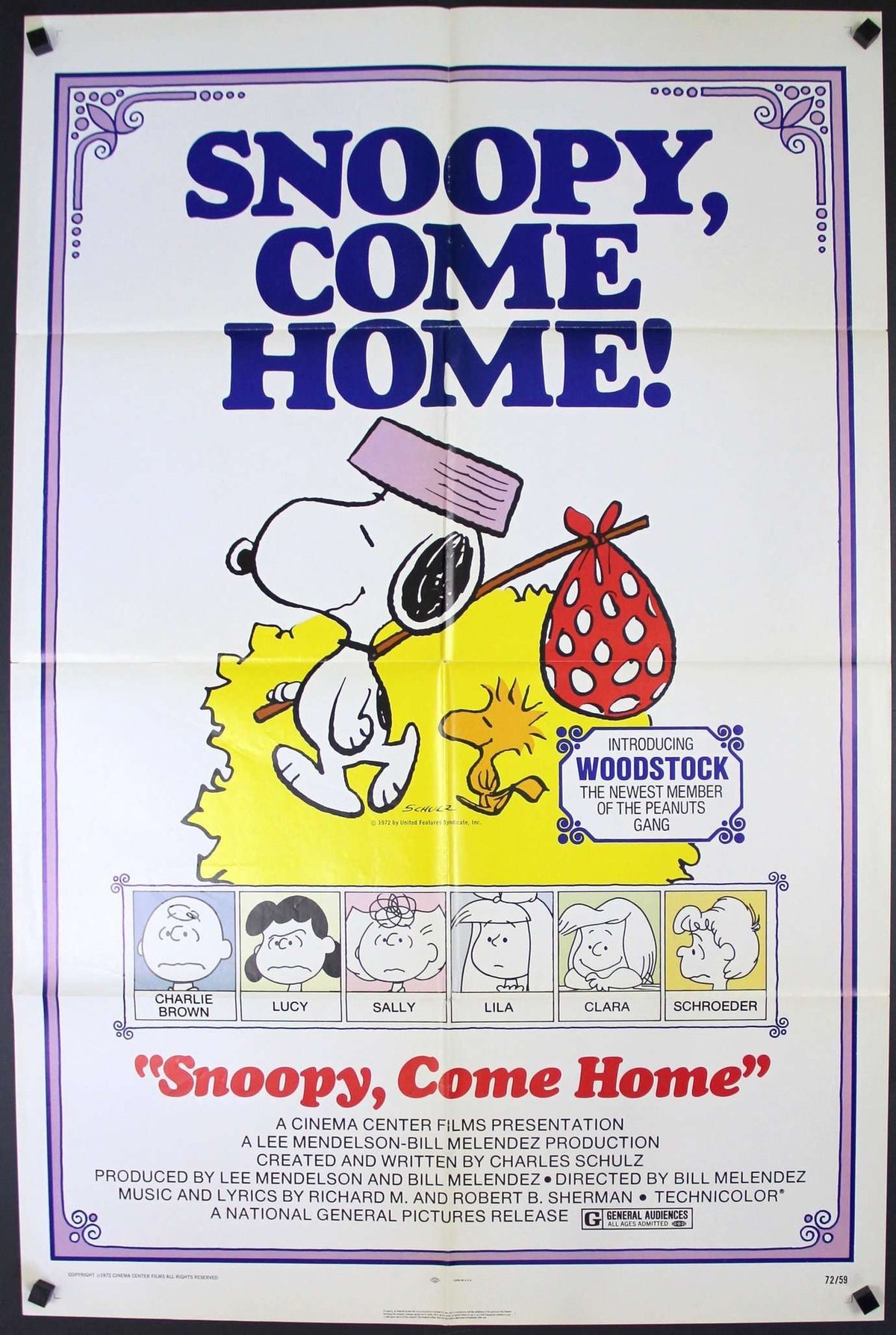 Snoopy Come Home (1972) original movie poster for sale at Original Film Art - Vintage Movie Posters