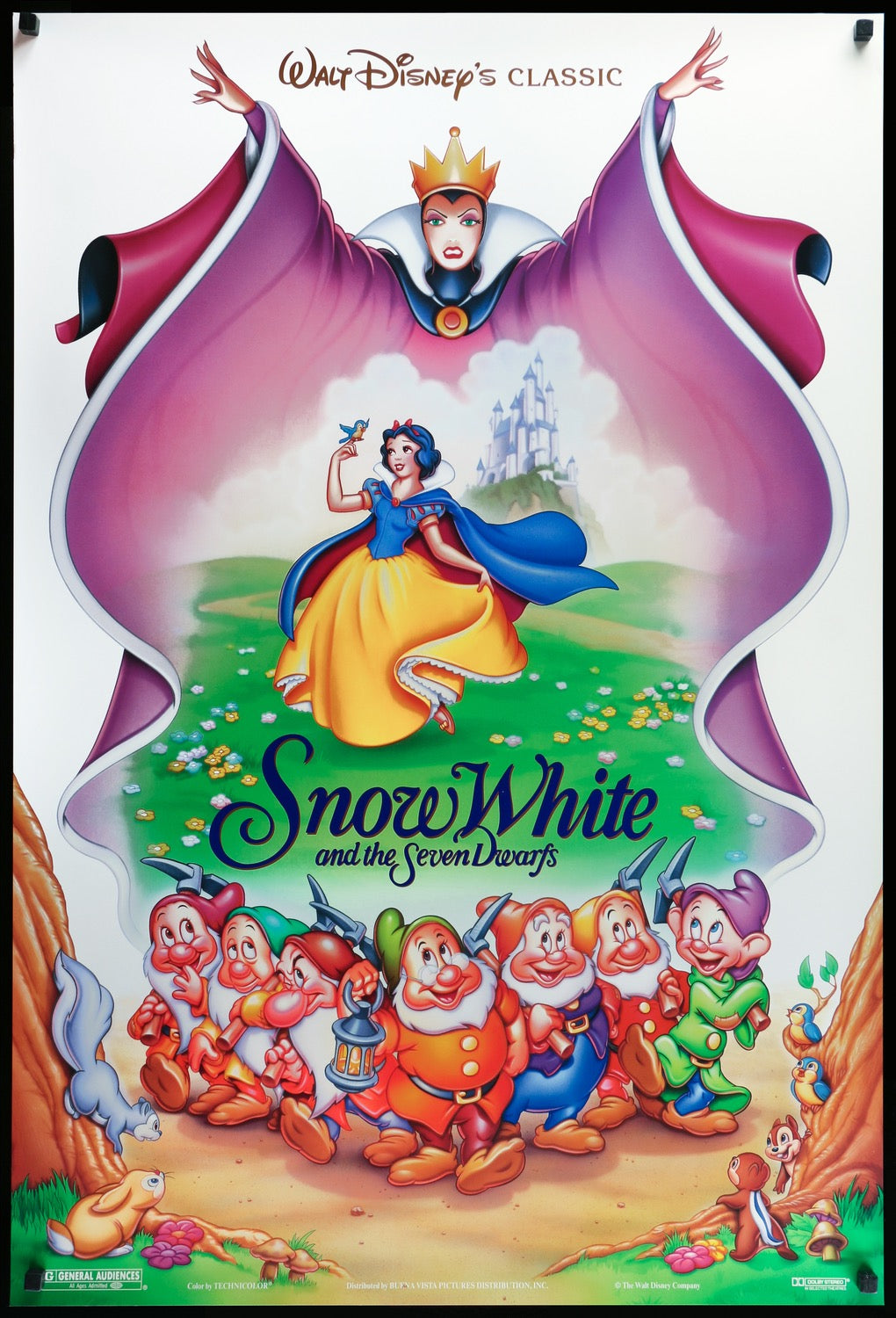 Snow White and the Seven Dwarfs (1937) original movie poster for sale at Original Film Art - Vintage Movie Posters