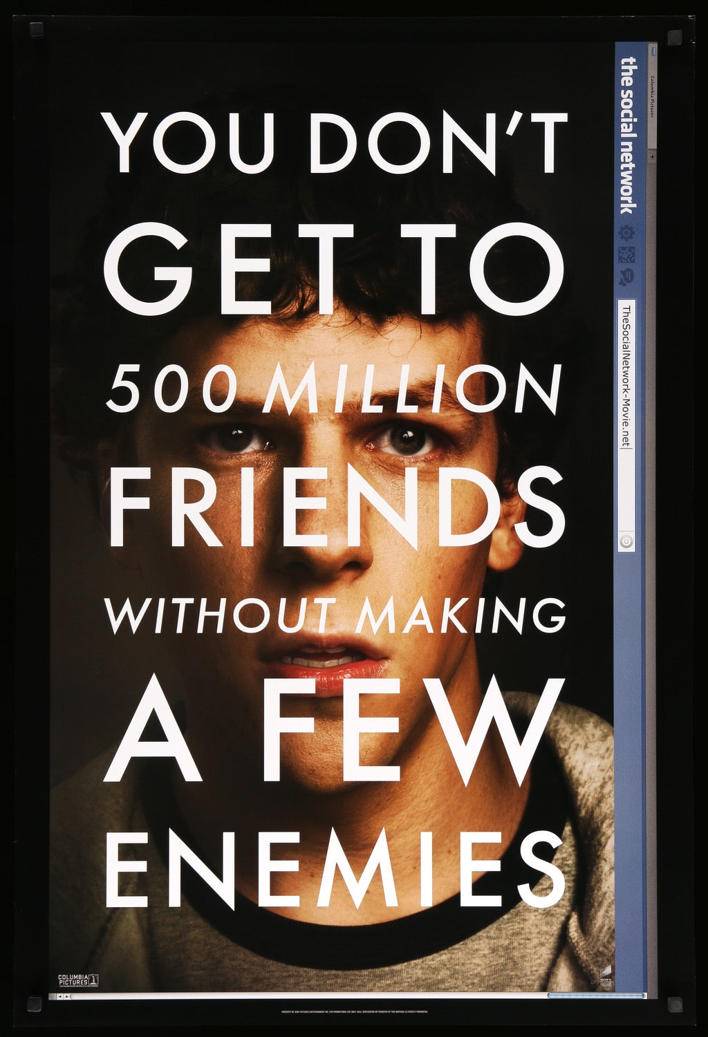 Social Network (2010) original movie poster for sale at Original Film Art