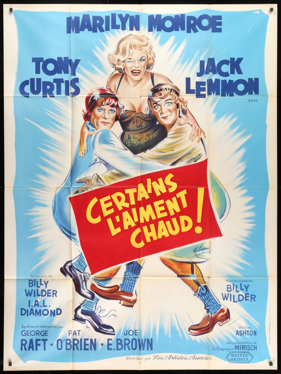 Some Like It Hot (1959) original movie poster for sale at Original Film Art - Vintage Movie Posters