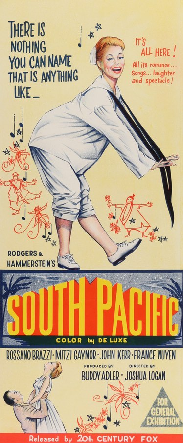 South Pacific (1958) original movie poster for sale at Original Film Art - Vintage Movie Posters
