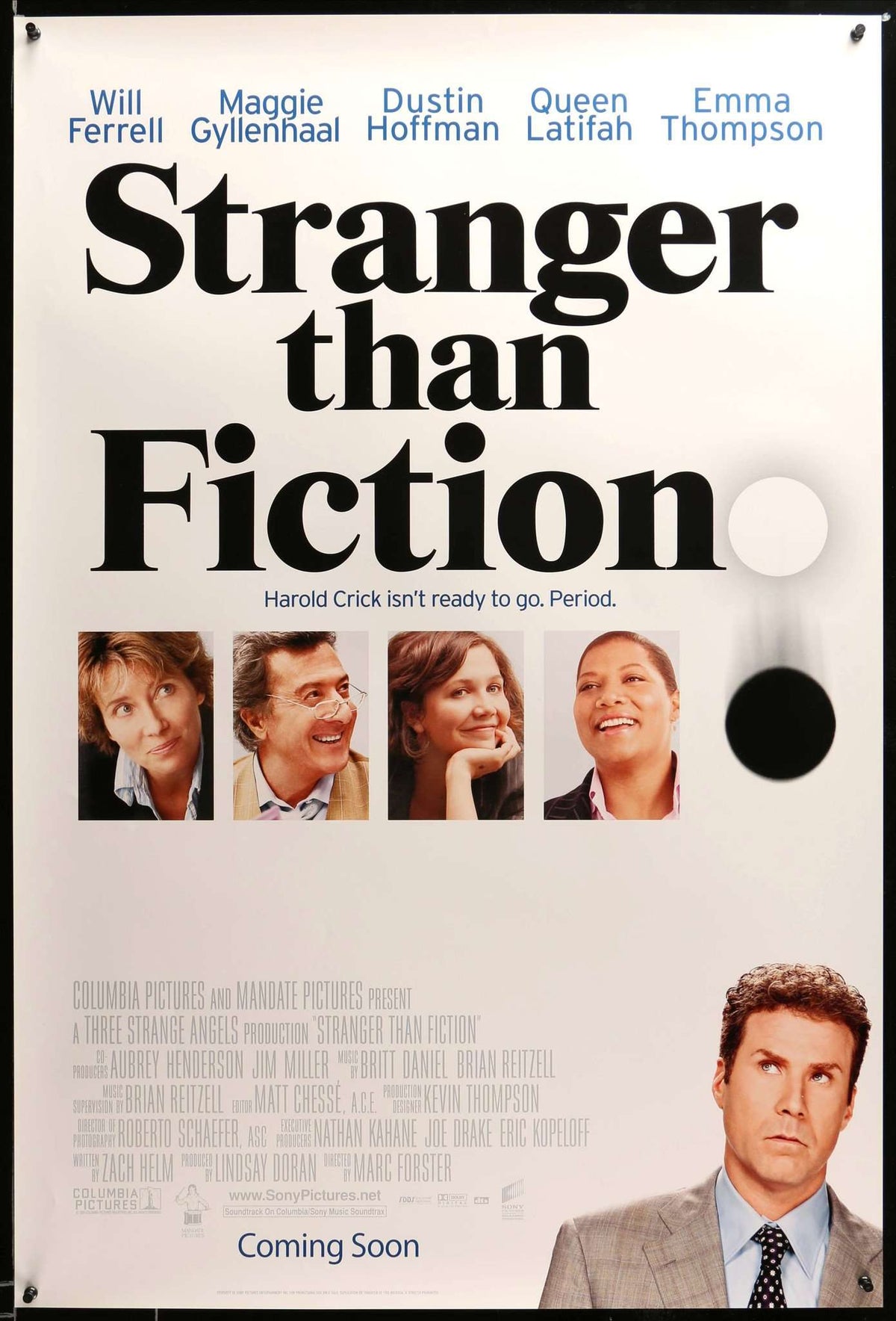 Stranger Than Fiction (2006) original movie poster for sale at Original Film Art - Vintage Movie Posters