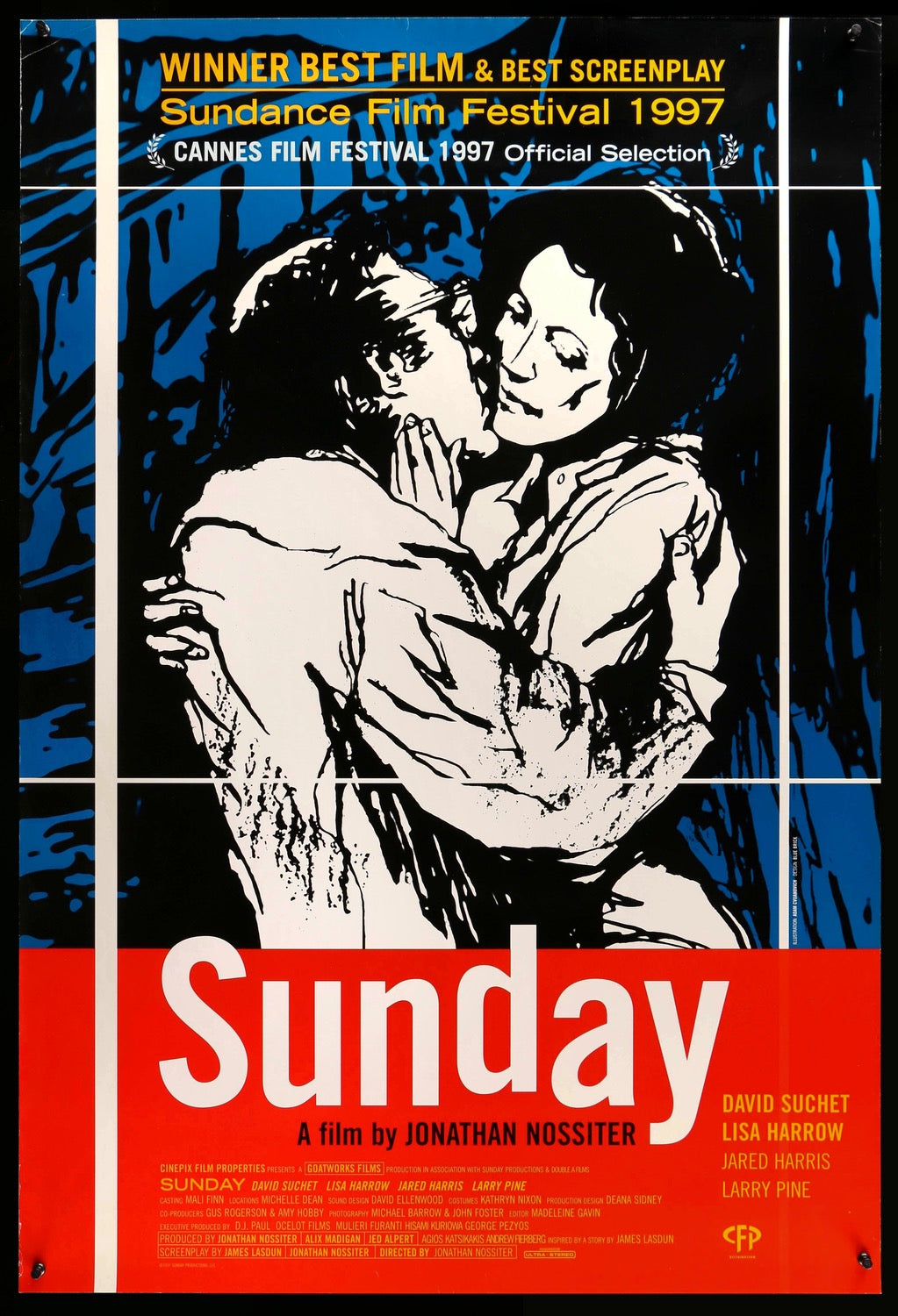 Sunday (1997) original movie poster for sale at Original Film Art - Vintage Movie Posters