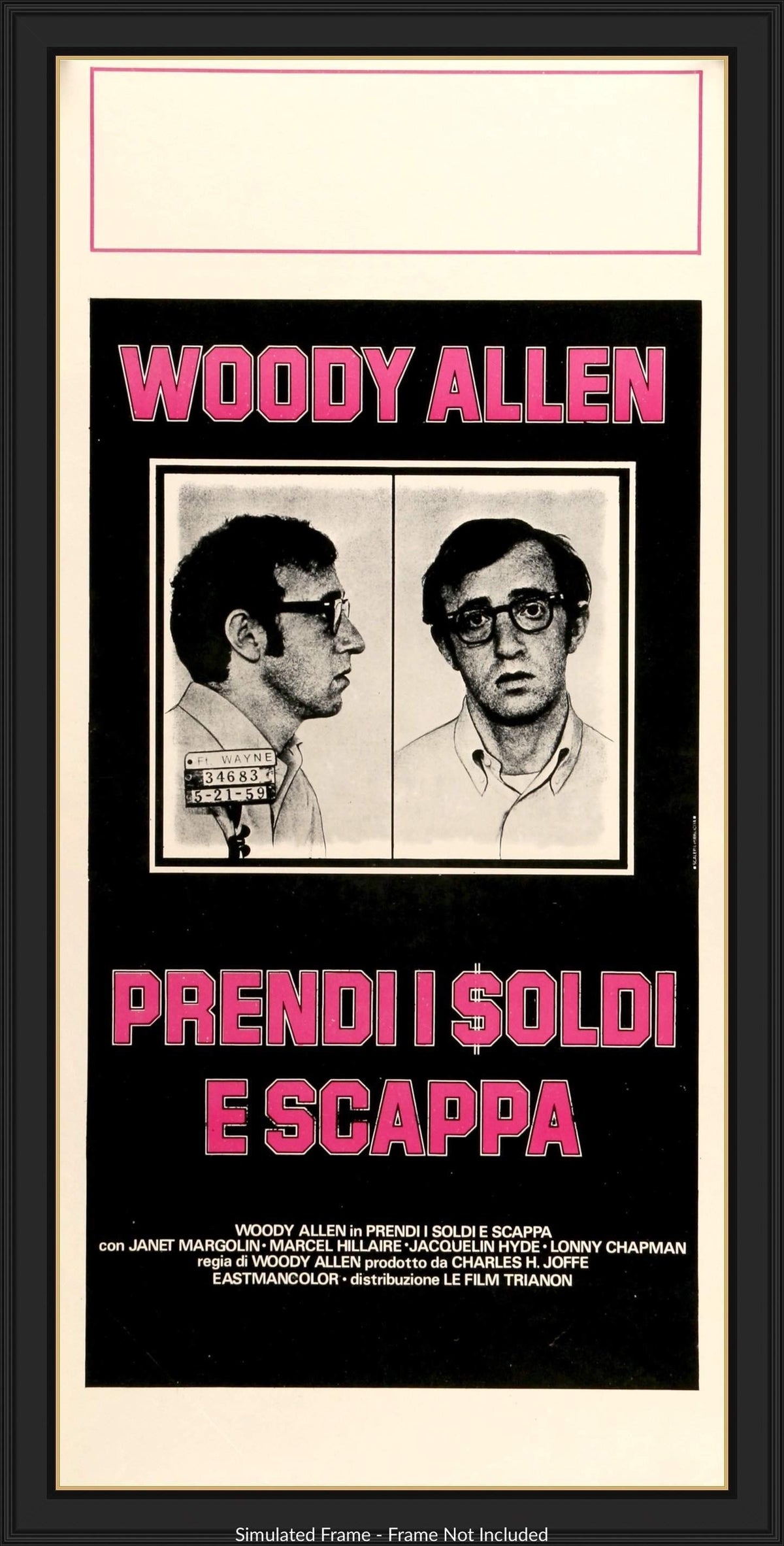 Take the Money and Run (1969) original movie poster for sale at Original Film Art - Vintage Movie Posters