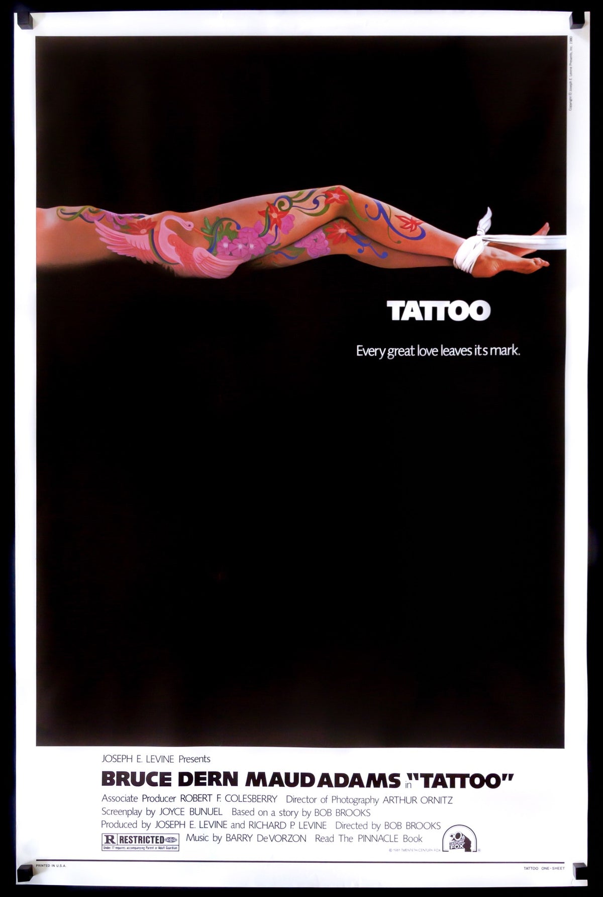 Tattoo (1981) original movie poster for sale at Original Film Art