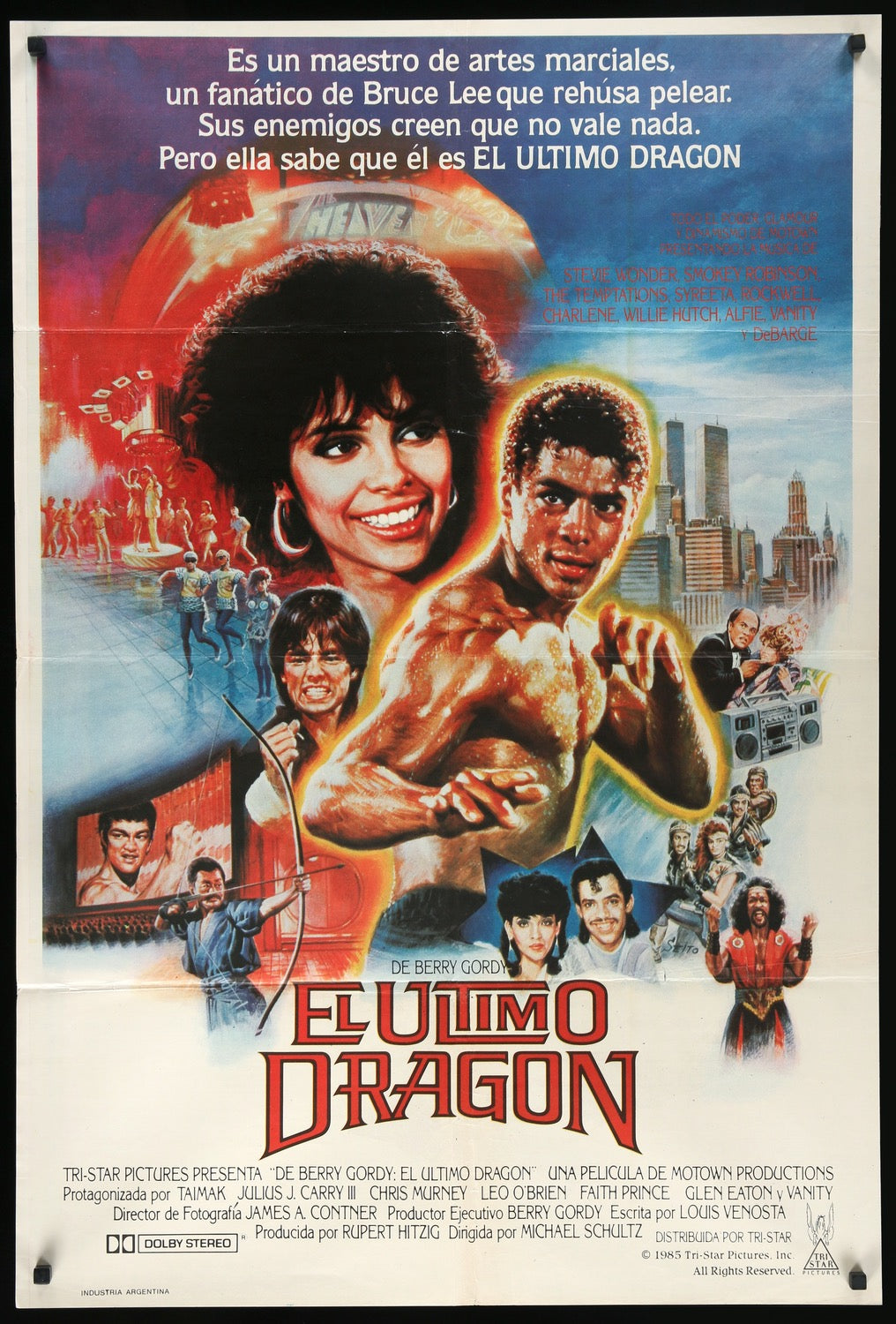 Last Dragon (1985) original movie poster for sale at Original Film Art