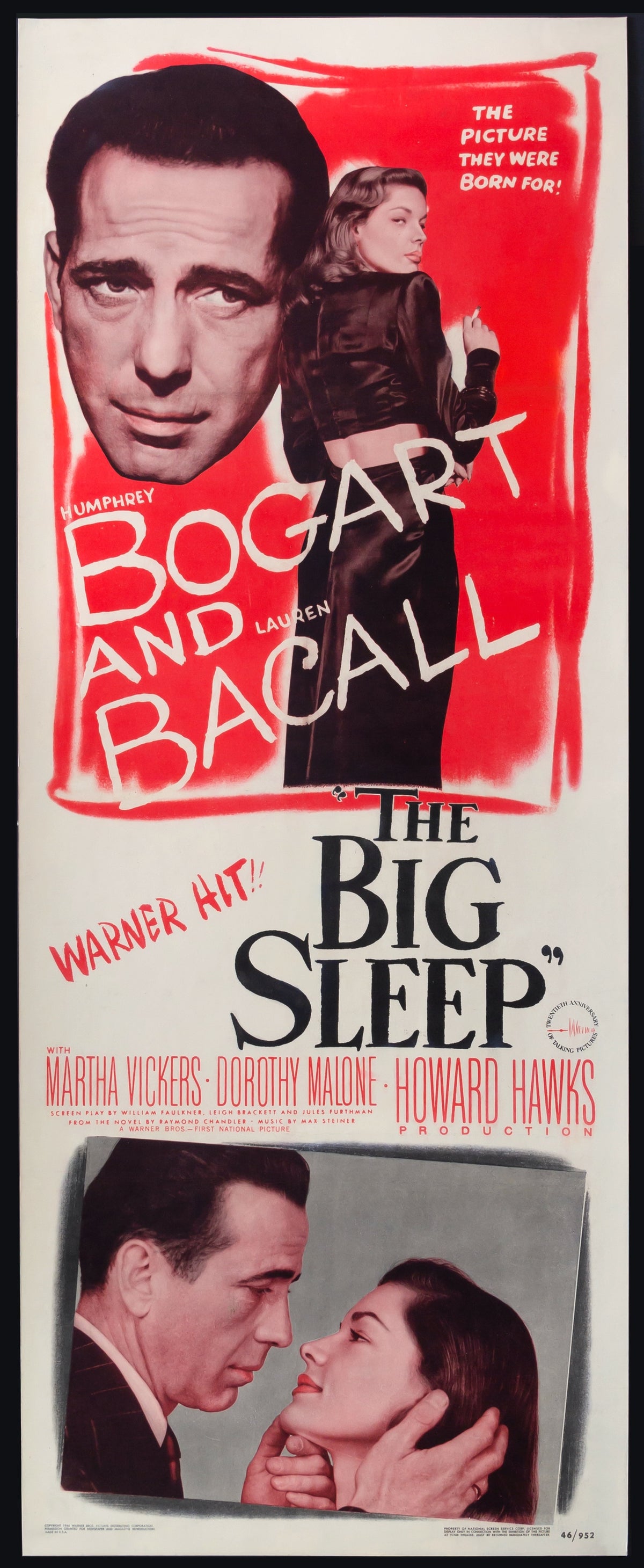 Big Sleep (1946) original movie poster for sale at Original Film Art - Vintage Movie Posters