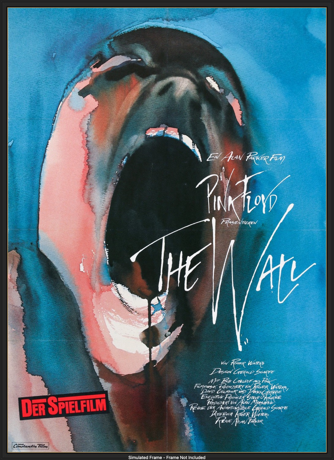 Pink Floyd: The Wall (1982) Original German A1 Movie Poster - Original Film  Art - Vintage Movie Posters