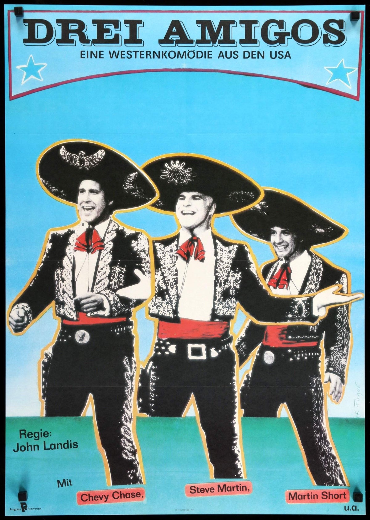 Three Amigos (1986) original movie poster for sale at Original Film Art
