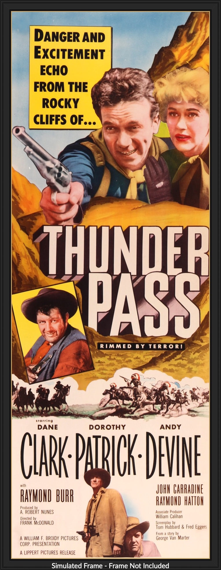 Thunder Pass (1954) original movie poster for sale at Original Film Art - Vintage Movie Posters