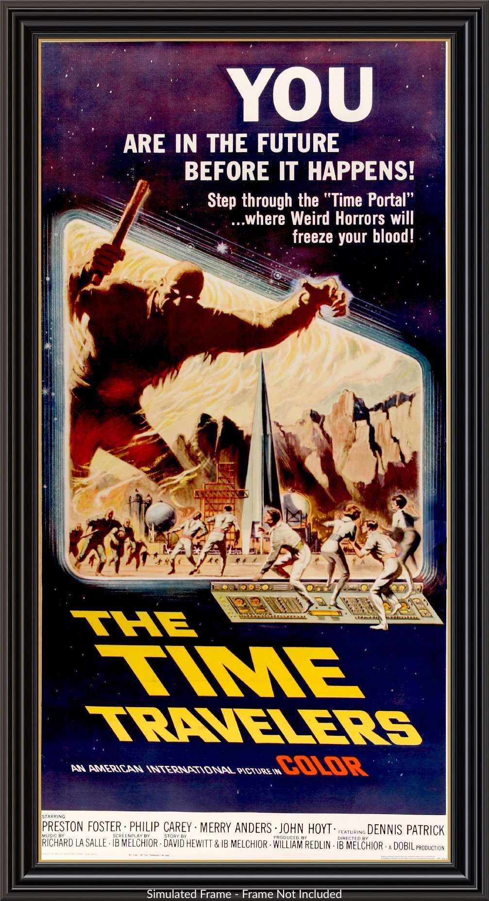 Time Travelers (1964) original movie poster for sale at Original Film Art