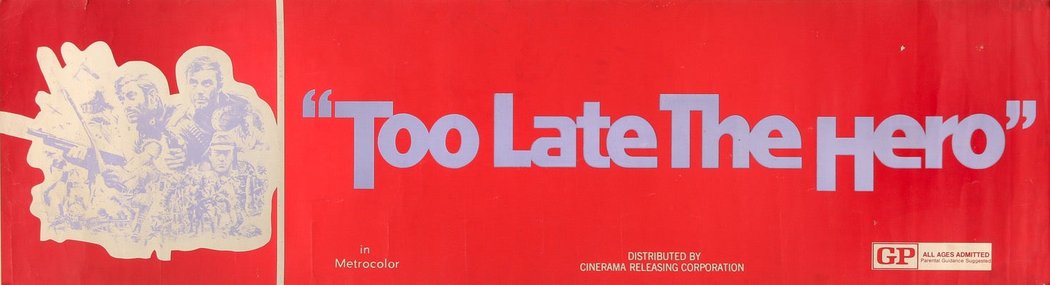 Too Late the Hero (1970) original movie poster for sale at Original Film Art - Vintage Movie Posters