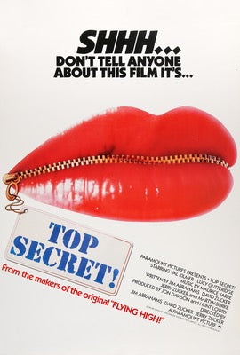 Top Secret (1984) original movie poster for sale at Original Film Art - Vintage Movie Posters
