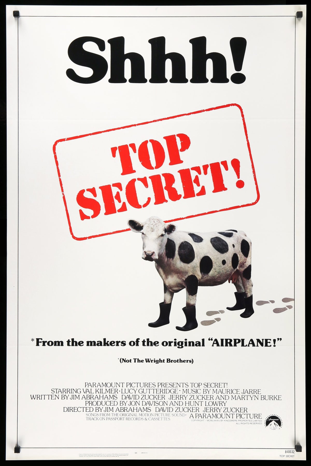 Top Secret (1984) original movie poster for sale at Original Film Art