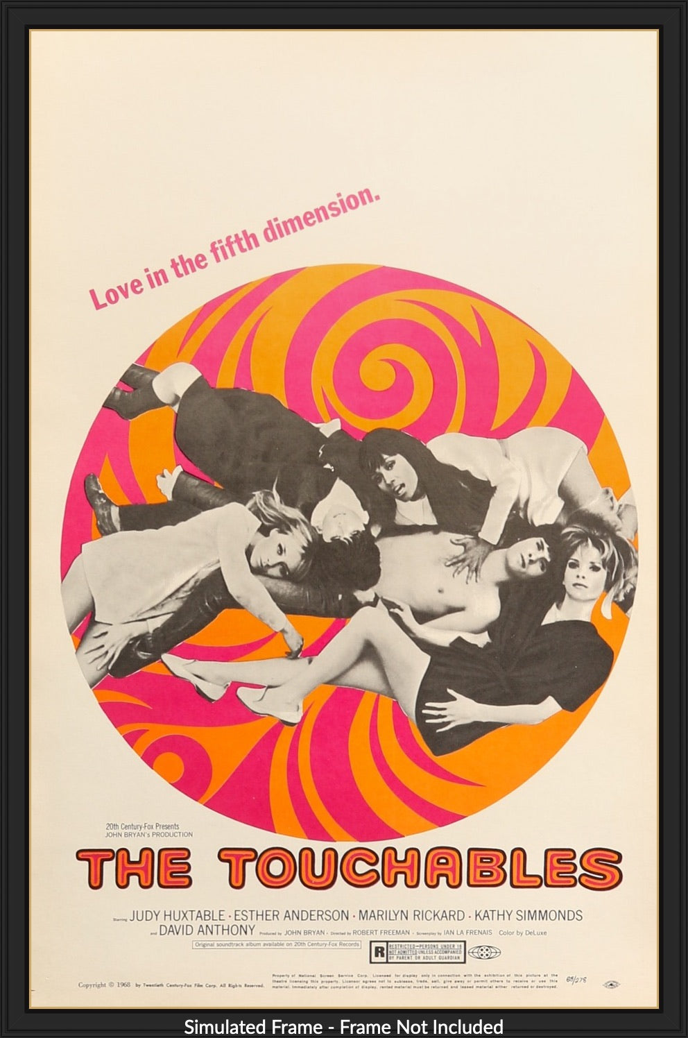 Touchables (1968) original movie poster for sale at Original Film Art - Vintage Movie Posters