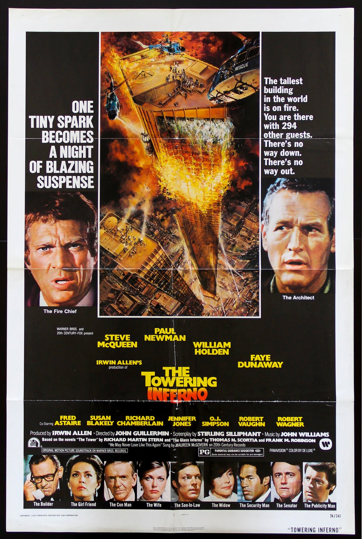 Towering Inferno (1974) original movie poster for sale at Original Film Art - Vintage Movie Posters