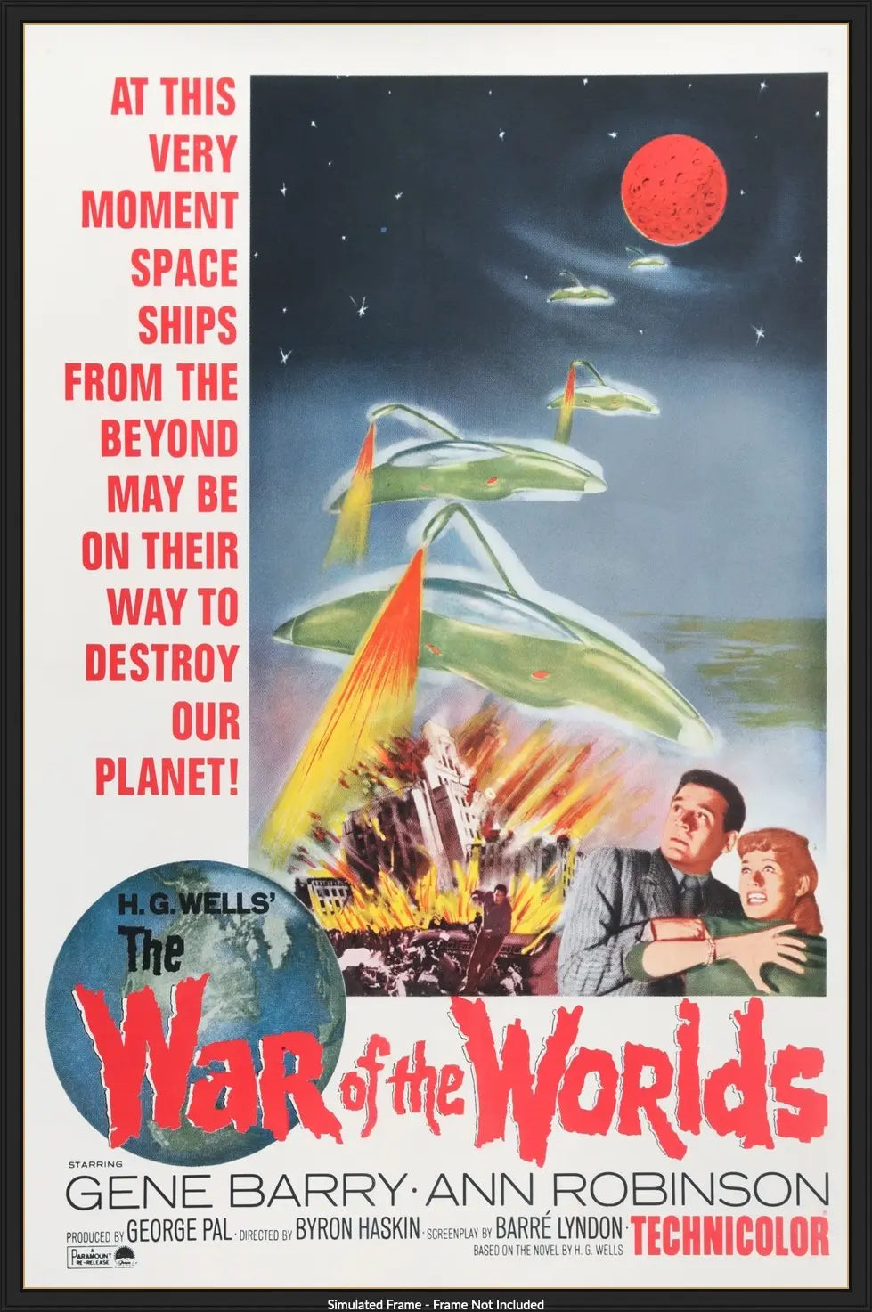 War of the Worlds (1953) original movie poster for sale at Original Film Art - Vintage Movie Posters
