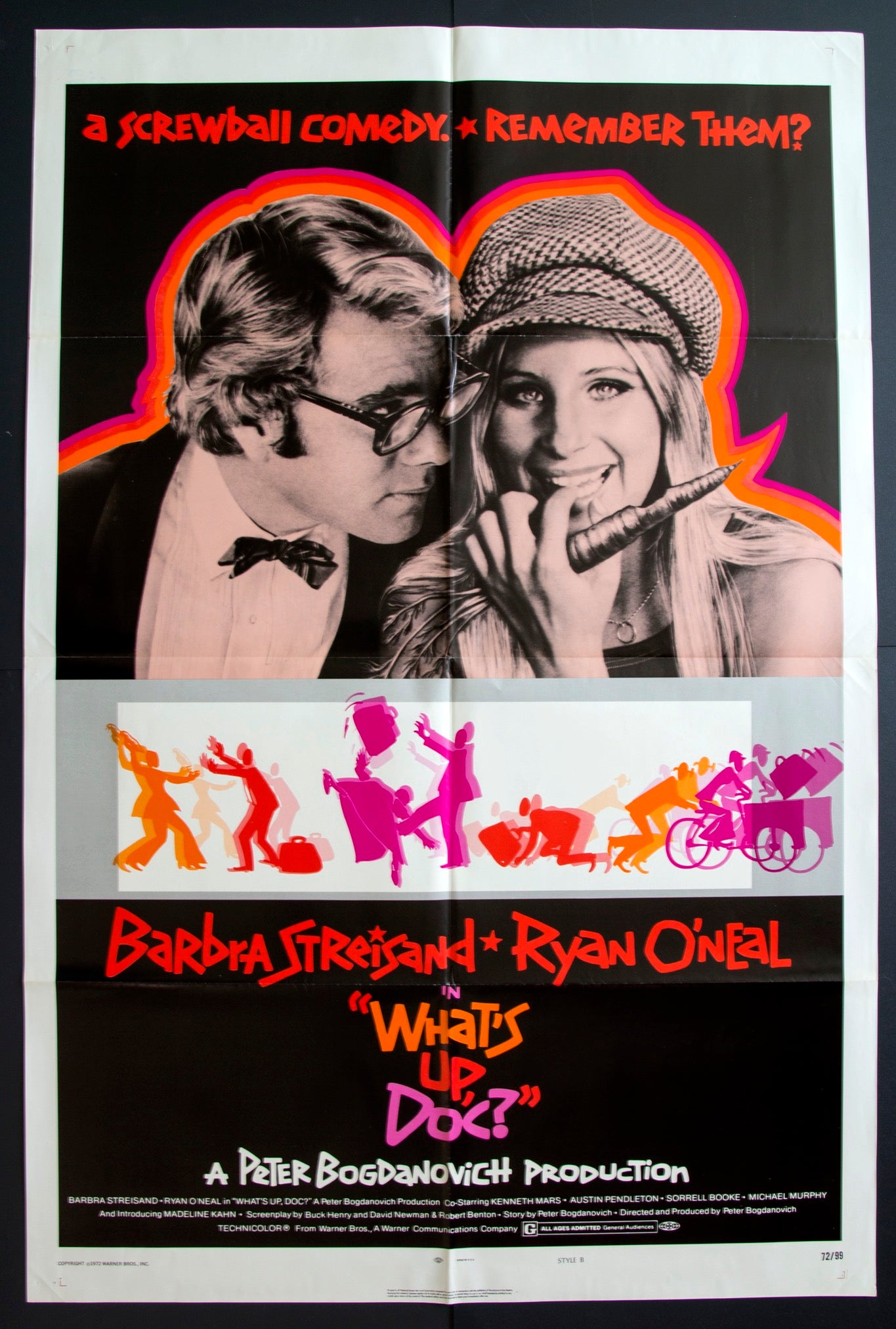 What's Up, Doc? (1972) original movie poster for sale at Original Film Art - Vintage Movie Posters